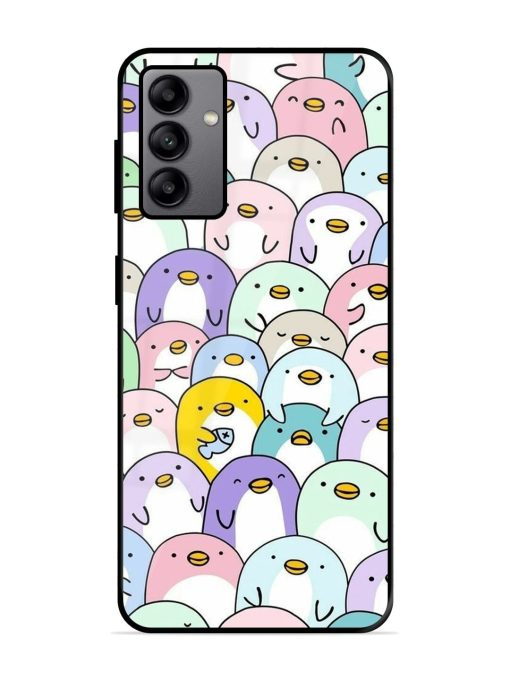 Penguin Party Glossy Soft Edge Case for Samsung Galaxy A04S Chachhi