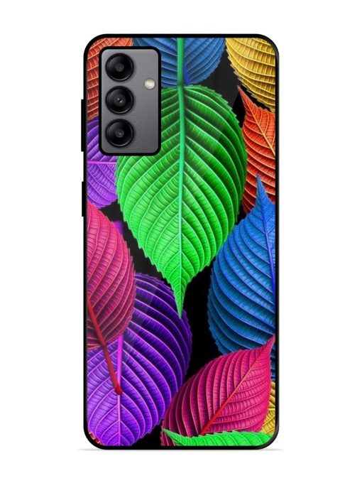 Rainbow Leaf Symphony Glossy Soft Edge Case for Samsung Galaxy A04S