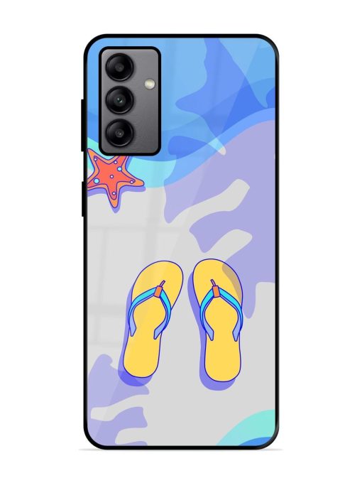 Sandy Toes And Salty Seas Glossy Soft Edge Case for Samsung Galaxy A04S