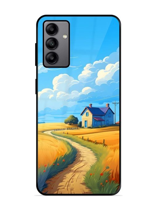 Countryside Cottage Glossy Soft Edge Case for Samsung Galaxy A04S Chachhi