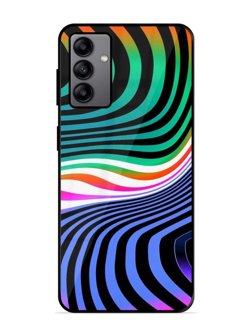 Psychedelic Waves Glossy Soft Edge Case for Samsung Galaxy A04S Chachhi