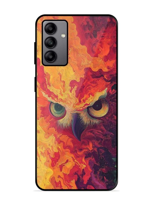 Fiery Owl Glossy Soft Edge Case for Samsung Galaxy A04S Chachhi