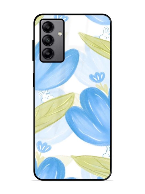 Bunny'S Blue Garden Glossy Soft Edge Case for Samsung Galaxy A04S