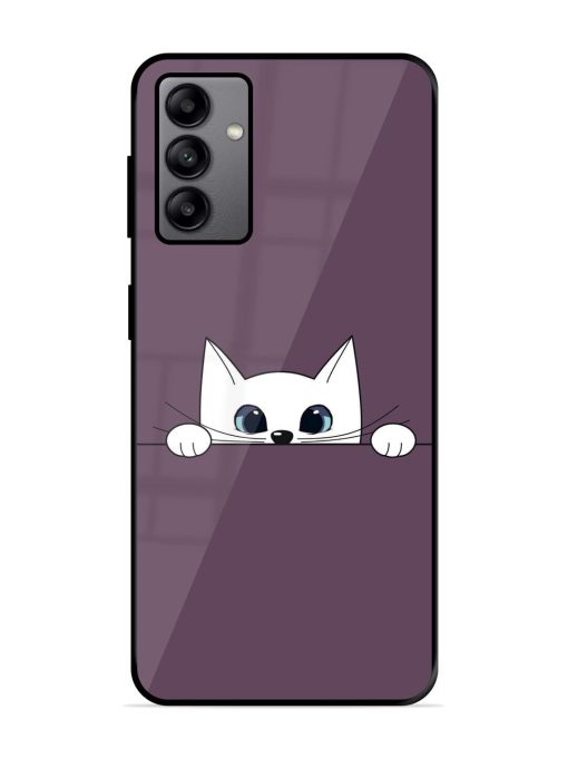 Peek-A-Boo Kitty Glossy Soft Edge Case for Samsung Galaxy A04S