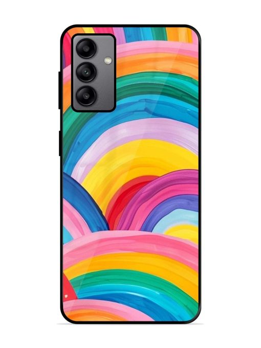 Rainbow Cascade Glossy Soft Edge Case for Samsung Galaxy A04S