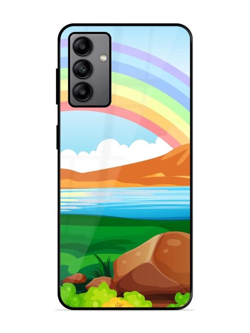 Rainbow Over The Lake Glossy Soft Edge Case for Samsung Galaxy A04S Chachhi