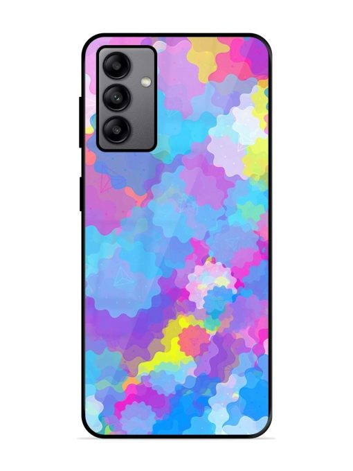 Psychedelic Cloud Burst Glossy Soft Edge Case for Samsung Galaxy A04S Chachhi