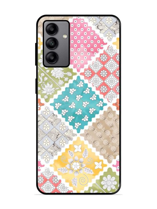 Patchwork Dreamscape Glossy Soft Edge Case for Samsung Galaxy A04S Chachhi