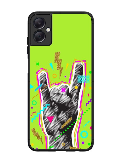 Neon Rock Glossy Soft Edge Case for Samsung Galaxy A05 Chachhi