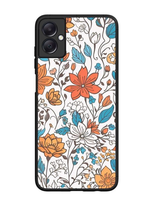 Floral Symphony Glossy Soft Edge Case for Samsung Galaxy A05 Chachhi