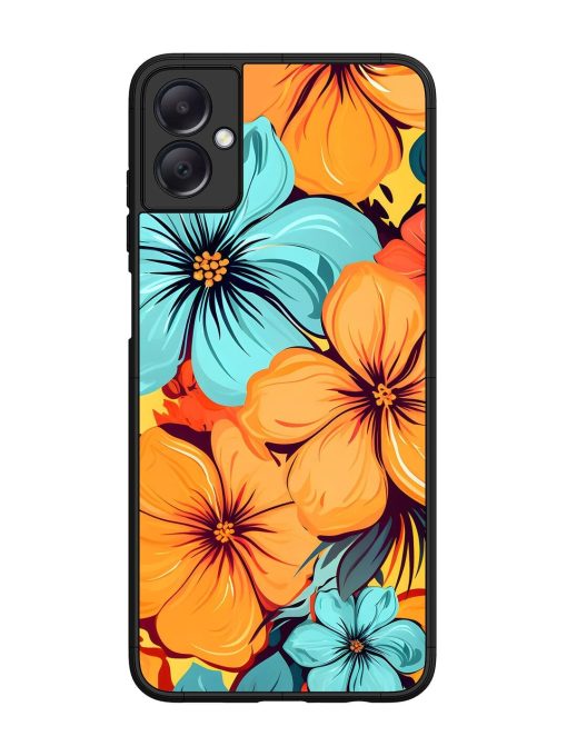 Tropical Bloom Glossy Soft Edge Case for Samsung Galaxy A05 Chachhi