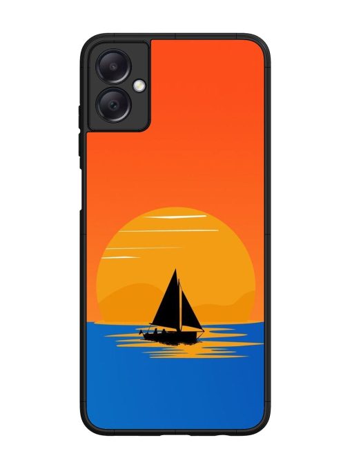 Sunset Sail Glossy Soft Edge Case for Samsung Galaxy A05