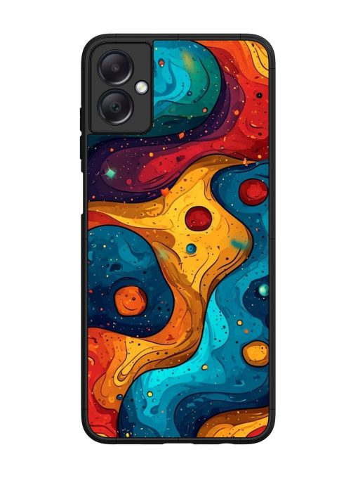 Cosmic Swirl Glossy Soft Edge Case for Samsung Galaxy A05 Chachhi