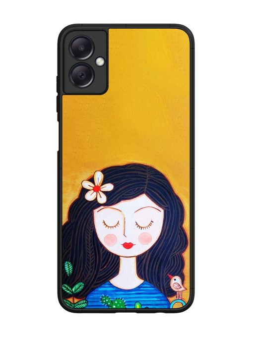 Girl Illustration Glossy Soft Edge Case for Samsung Galaxy A05 Chachhi