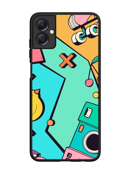 Retro Remix Glossy Soft Edge Case for Samsung Galaxy A05 Chachhi