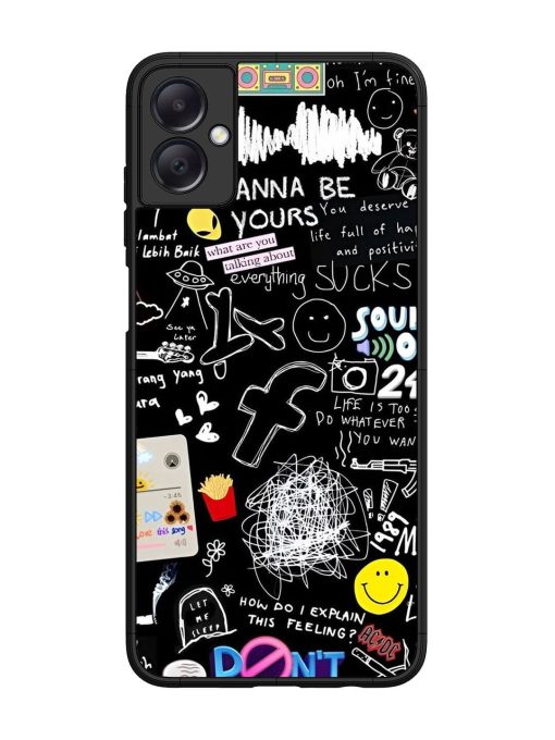 Doodle Diary Glossy Soft Edge Case for Samsung Galaxy A05 Chachhi