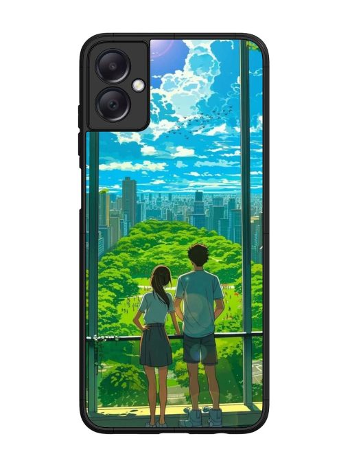 Cyberpunk Dreamscape Glossy Soft Edge Case for Samsung Galaxy A05 Chachhi