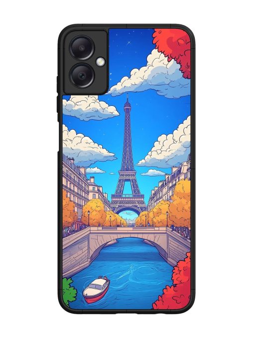 Parisian Panorama Glossy Soft Edge Case for Samsung Galaxy A05 Chachhi