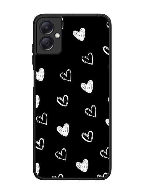 Scattered Hearts Glossy Soft Edge Case for Samsung Galaxy A05 Chachhi