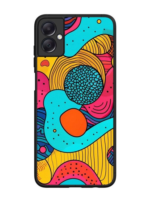 Psychedelic Patterns Glossy Soft Edge Case for Samsung Galaxy A05 Chachhi