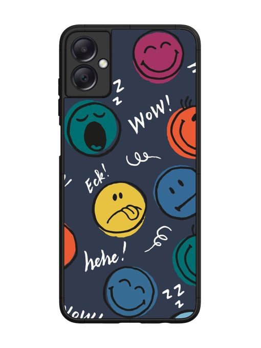 Emoticon Parade Glossy Soft Edge Case for Samsung Galaxy A05 Chachhi