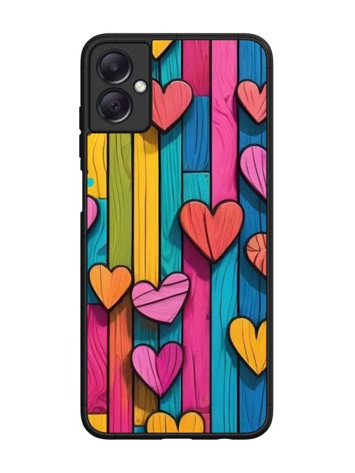 Rainbow Of Hearts Glossy Soft Edge Case for Samsung Galaxy A05 Chachhi