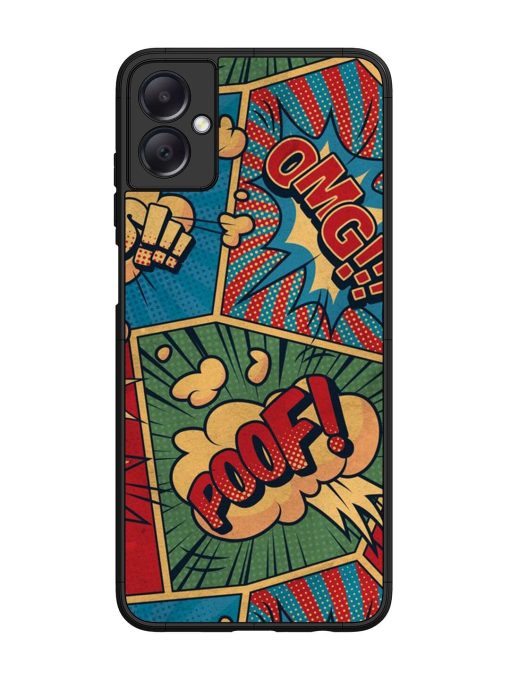 Comic Book Chaos Glossy Soft Edge Case for Samsung Galaxy A05 Chachhi