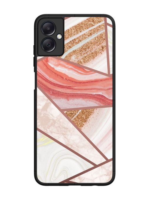 Rosy Mosaic Glossy Soft Edge Case for Samsung Galaxy A05 Chachhi