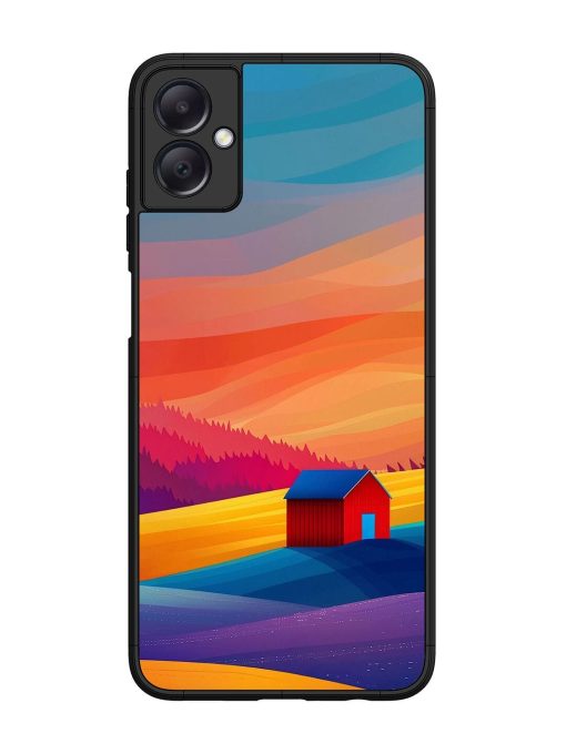 Sunset Solitude Glossy Soft Edge Case for Samsung Galaxy A05