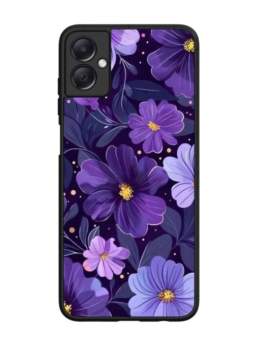 Purple Paradise Glossy Soft Edge Case for Samsung Galaxy A05 Chachhi