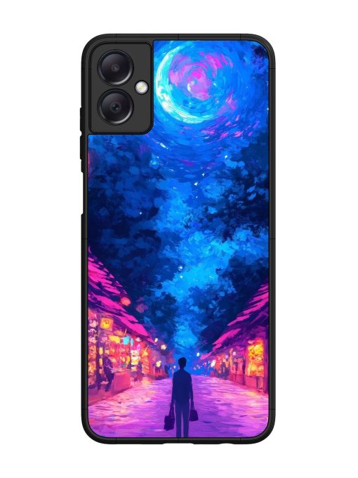 Neon Nightscape Glossy Soft Edge Case for Samsung Galaxy A05 Chachhi