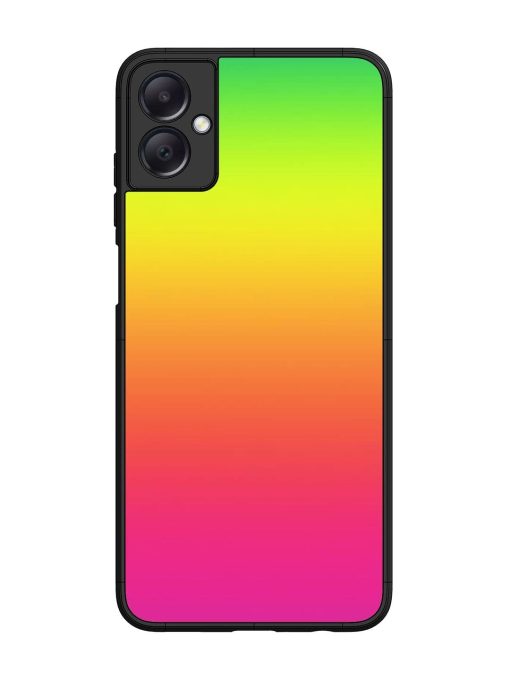 Rainbow Gradient Glossy Soft Edge Case for Samsung Galaxy A05 Chachhi