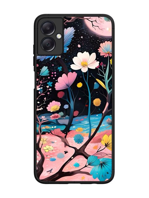 Cosmic Bloom Glossy Soft Edge Case for Samsung Galaxy A05 Chachhi