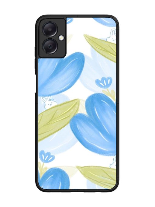 Bunny'S Blue Garden Glossy Soft Edge Case for Samsung Galaxy A05 Chachhi