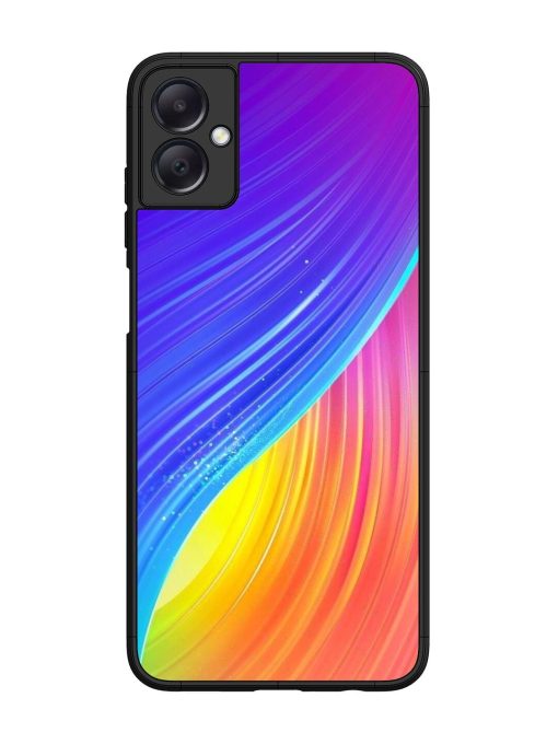 Neon Swirl Glossy Soft Edge Case for Samsung Galaxy A05 Chachhi