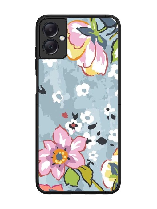 Floral Fantasy Glossy Soft Edge Case for Samsung Galaxy A05 Chachhi