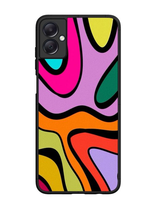 Groovy Swirls Glossy Soft Edge Case for Samsung Galaxy A05 Chachhi