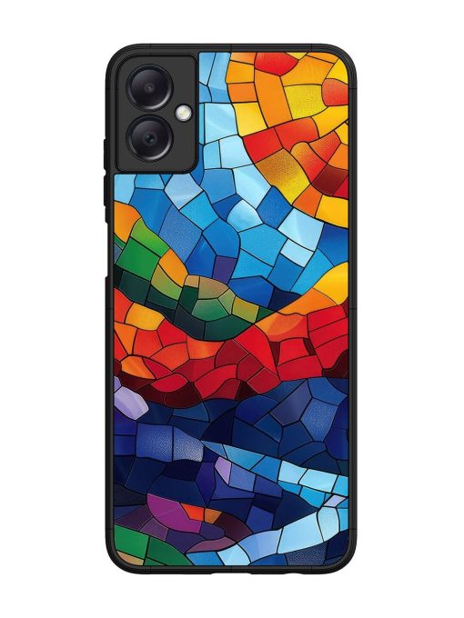 Mosaic Sunset Glossy Soft Edge Case for Samsung Galaxy A05 Chachhi