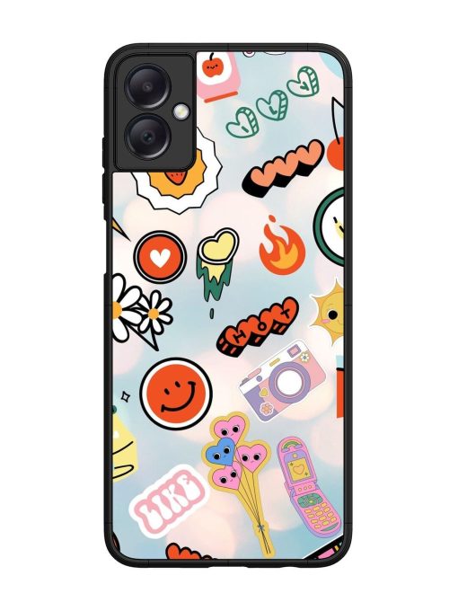 Cheerful Glossy Soft Edge Case for Samsung Galaxy A05 Chachhi