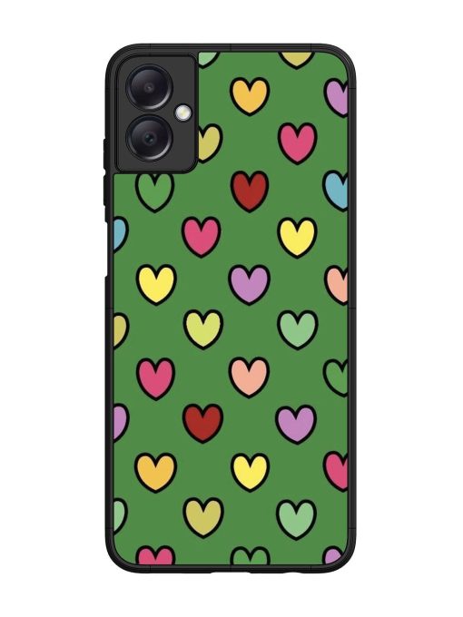 Rainbow Heart Parade Glossy Soft Edge Case for Samsung Galaxy A05 Chachhi