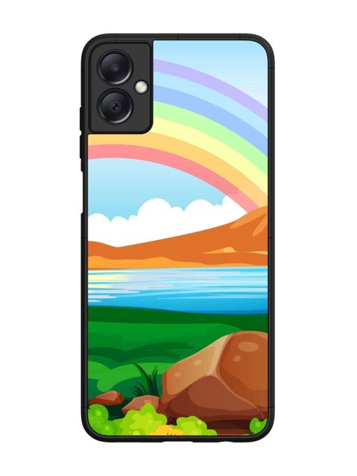 Rainbow Over The Lake Glossy Soft Edge Case for Samsung Galaxy A05 Chachhi