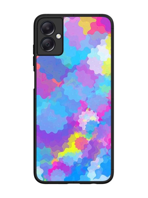 Psychedelic Cloud Burst Glossy Soft Edge Case for Samsung Galaxy A05 Chachhi