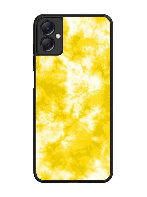 Golden Tie-Dye Twirl Glossy Soft Edge Case for Samsung Galaxy A05 Chachhi