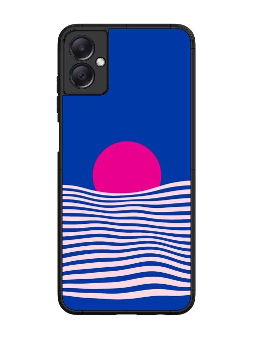 Pink Sunset Over Blue Waves Glossy Soft Edge Case for Samsung Galaxy A05 Chachhi