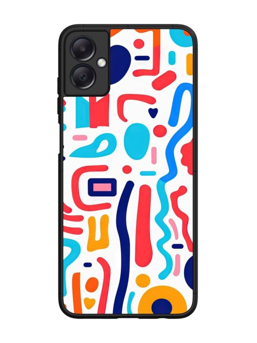 Whimsical Doodle Chaos Glossy Soft Edge Case for Samsung Galaxy A05 Chachhi