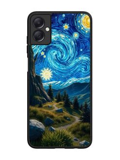 Starry Night In The Shire Glossy Soft Edge Case for Samsung Galaxy A05