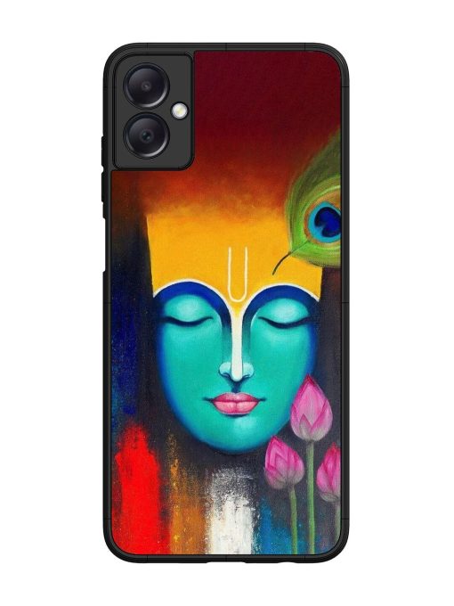 Divine Tranquility: The Face Of Krishna Glossy Soft Edge Case for Samsung Galaxy A05 Chachhi