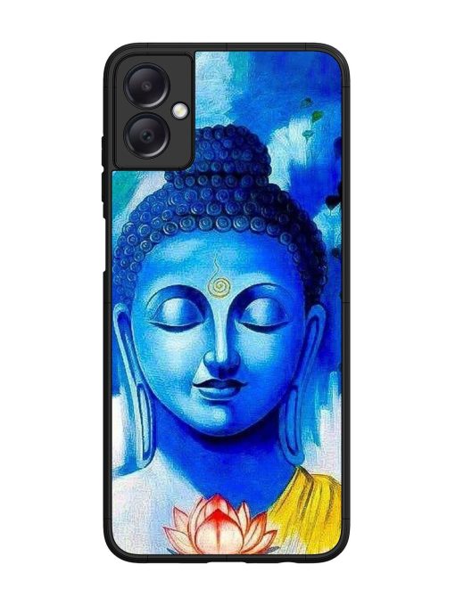 Serene Buddha With Lotus Glossy Soft Edge Case for Samsung Galaxy A05 Chachhi