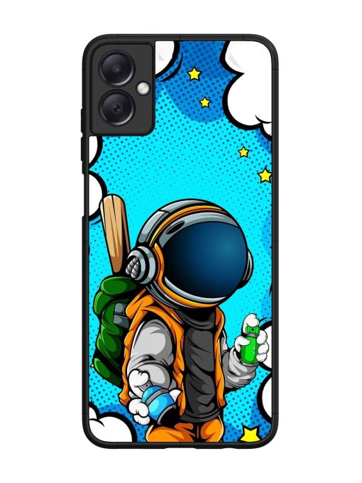 Space Graffiti Artist Glossy Soft Edge Case for Samsung Galaxy A05 Chachhi