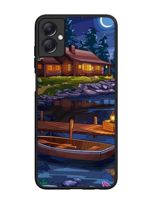 Moonlit Serenity Glossy Soft Edge Case for Samsung Galaxy A05 Chachhi